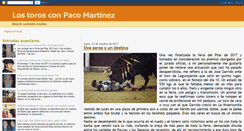 Desktop Screenshot of lostorosconpacomartinez.blogspot.com