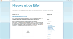 Desktop Screenshot of eifelnieuws.blogspot.com