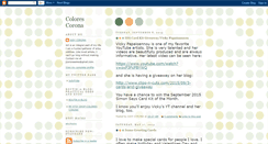 Desktop Screenshot of colorescorona.blogspot.com