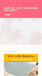 Mobile Screenshot of diary-of-a-self-confessed-wig-addict.blogspot.com