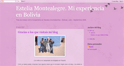 Desktop Screenshot of esteliamontealegre.blogspot.com