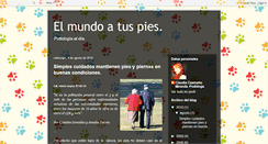 Desktop Screenshot of cuidadodetuspies.blogspot.com