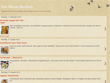 Tablet Screenshot of ein-mann-kochen.blogspot.com