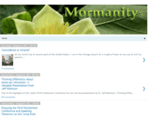 Tablet Screenshot of mormanity.blogspot.com