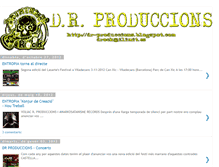 Tablet Screenshot of dr-produccions.blogspot.com