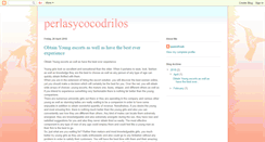 Desktop Screenshot of perlasycocodrilos.blogspot.com