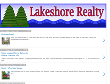 Tablet Screenshot of lake-shore-realty.blogspot.com