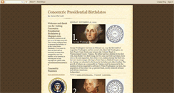 Desktop Screenshot of concentricpresidentialbirthdates.blogspot.com