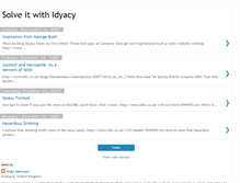 Tablet Screenshot of idyacy.blogspot.com