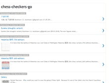 Tablet Screenshot of chess-checkers-go.blogspot.com