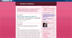 Desktop Screenshot of headachecollection.blogspot.com
