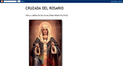 Desktop Screenshot of cruzadadelrosario.blogspot.com