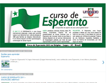 Tablet Screenshot of esperanto-uniplac.blogspot.com
