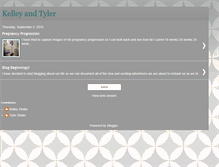 Tablet Screenshot of kelleyandtyler.blogspot.com