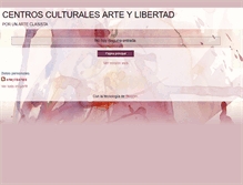 Tablet Screenshot of centroculturalarteylibertad.blogspot.com