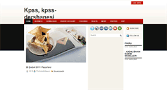 Desktop Screenshot of kpss-dershanesi.blogspot.com