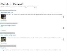Tablet Screenshot of cherishtw.blogspot.com