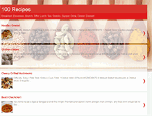 Tablet Screenshot of 100recipes.blogspot.com
