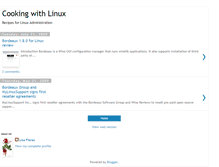 Tablet Screenshot of cookingwithlinux.blogspot.com