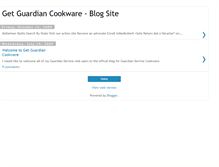 Tablet Screenshot of getguardiancookware.blogspot.com