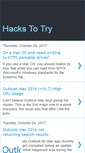 Mobile Screenshot of hacks2try.blogspot.com