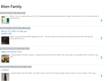 Tablet Screenshot of klienfamily.blogspot.com