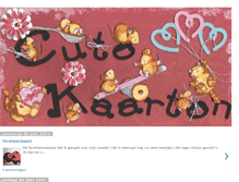 Tablet Screenshot of cute-kaarten.blogspot.com