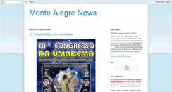 Desktop Screenshot of montealegrenoticias.blogspot.com