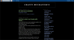 Desktop Screenshot of craftymccrafters.blogspot.com