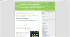 Desktop Screenshot of gadgetfamilyman.blogspot.com