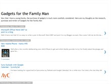 Tablet Screenshot of gadgetfamilyman.blogspot.com