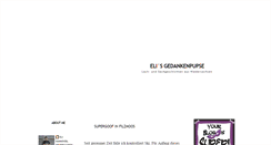 Desktop Screenshot of elis-gedankenpupse.blogspot.com