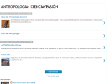 Tablet Screenshot of antropologiacienciaypasion.blogspot.com