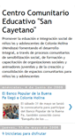 Mobile Screenshot of centrocomunitariosancayetano.blogspot.com