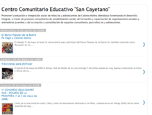 Tablet Screenshot of centrocomunitariosancayetano.blogspot.com