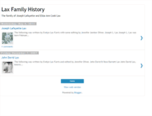 Tablet Screenshot of laxfamhistory.blogspot.com