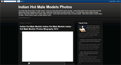 Desktop Screenshot of indianhotmalemodelsphotos.blogspot.com