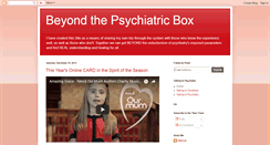 Desktop Screenshot of beyondthepsychiatricbox.blogspot.com