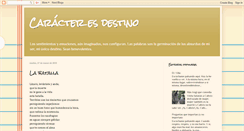 Desktop Screenshot of caracterydestino.blogspot.com