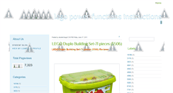 Desktop Screenshot of legopowerfunctionsinstructions.blogspot.com