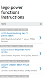 Mobile Screenshot of legopowerfunctionsinstructions.blogspot.com