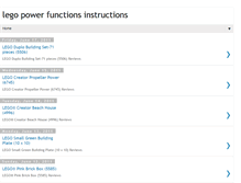 Tablet Screenshot of legopowerfunctionsinstructions.blogspot.com
