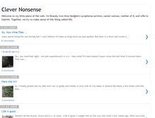 Tablet Screenshot of clevernonsense.blogspot.com