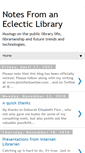 Mobile Screenshot of eclecticlibrary.blogspot.com