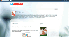 Desktop Screenshot of gehwolfootcare.blogspot.com