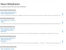 Tablet Screenshot of nesco-dehydrators.blogspot.com