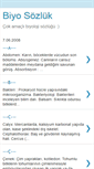 Mobile Screenshot of biyosozluk.blogspot.com