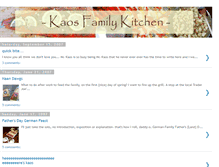 Tablet Screenshot of kaosfamilykitchen.blogspot.com