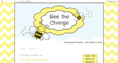 Desktop Screenshot of bee-the-change.blogspot.com