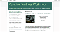 Desktop Screenshot of caregiverwellness.blogspot.com